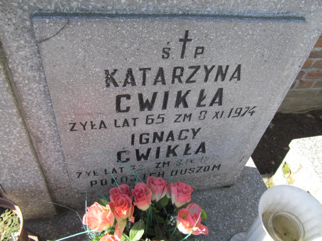 Katarzyna Ćwikła Dys - Grobonet - Wyszukiwarka osób pochowanych