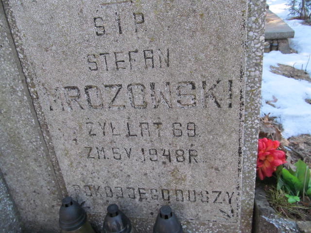 Jan Mrozowski Dys - Grobonet - Wyszukiwarka osób pochowanych